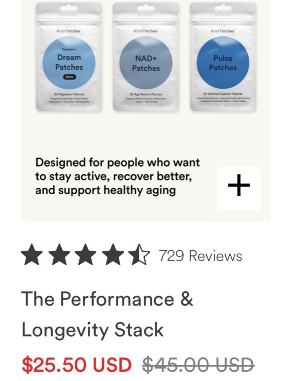 Kind Patch Bundle- The Performance & Longevity Stack - Picture 5 of 5